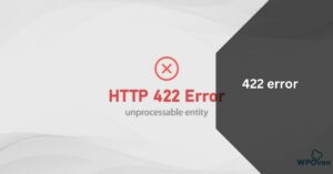 422 error