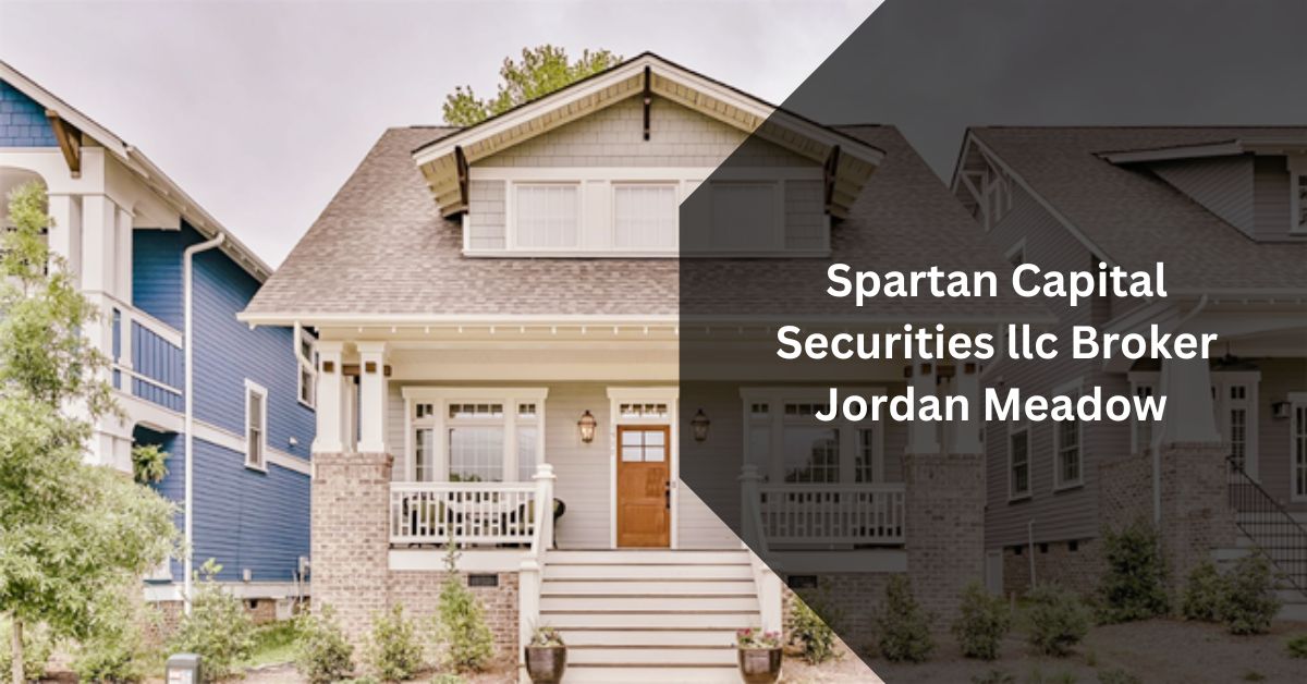 Spartan Capital Securities llc Broker Jordan Meadow