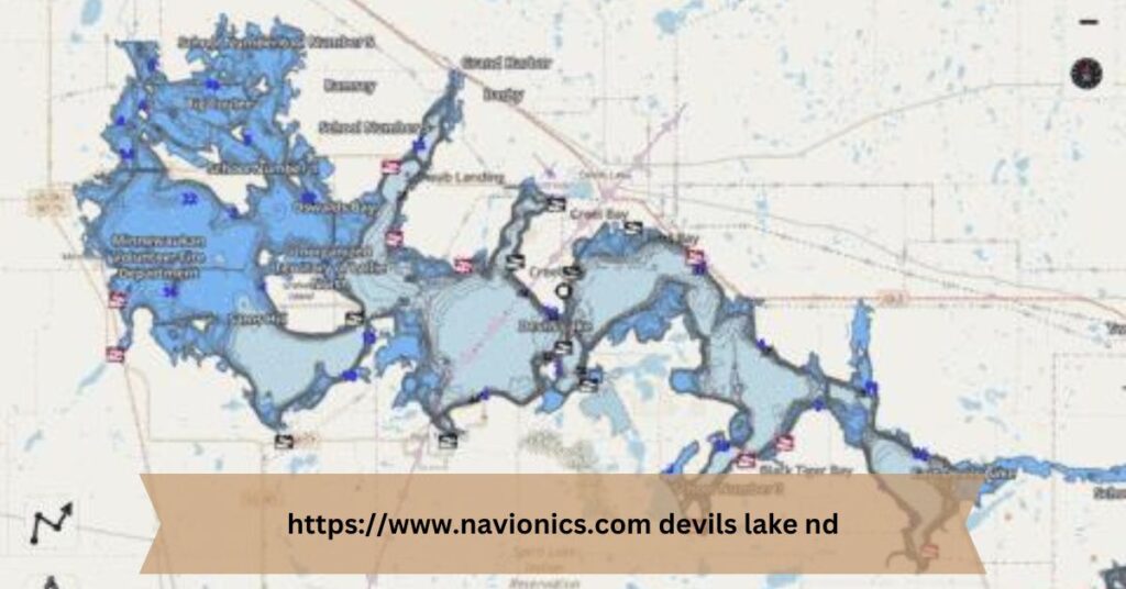 https://www.navionics.com devils lake nd