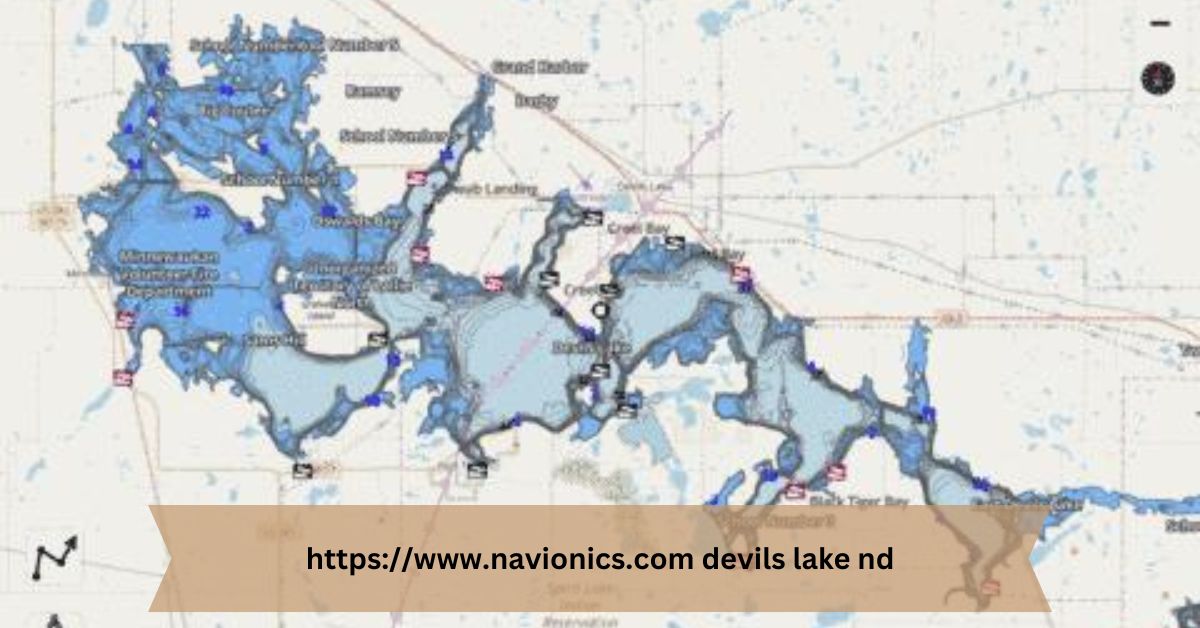 https://www.navionics.com devils lake nd